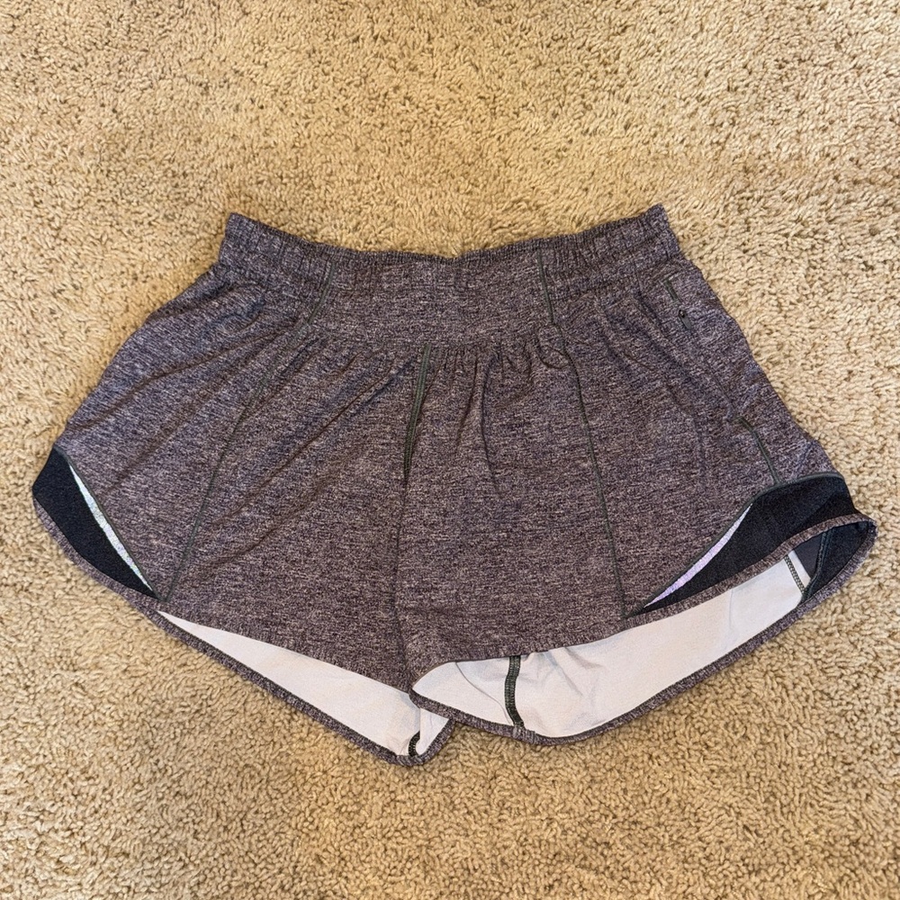 Lululemon Athletica Gray Performance Athletic Shorts
